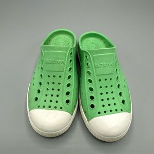 Native Jefferson Slip On Water Shoes Unisex Size C11 Child Mint Green Sugarlite